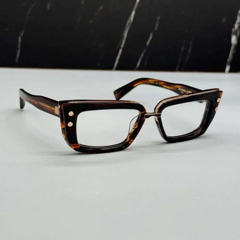 NEW BALMAIN MADAME BPX-134B WOMEN HAVANA BALMAIN EYEGLASSES